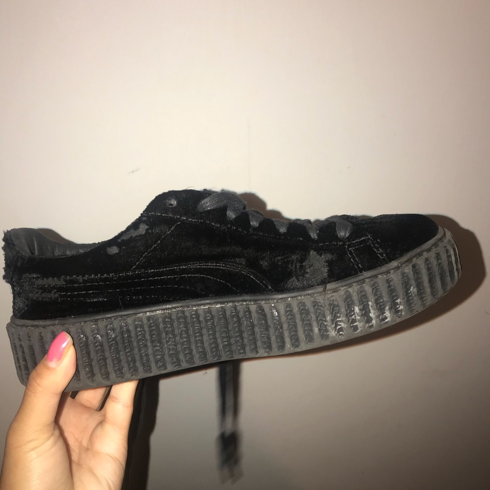 Black Velvet FENTY Puma Creepers - Picture 2 of 6